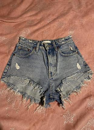 Шорти джинсові zara 32 р