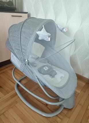 Новая люлька-качалка mastela 4 в 1 (шезлонг, кресло, стульчик)