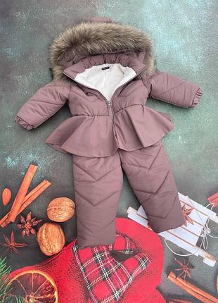 Зимний комбинезон на девочку