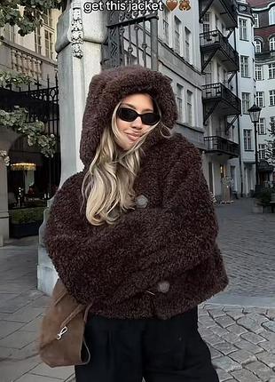 Куртка шуба шубка седди zara