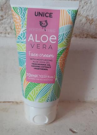 Крем для обличчя unice з алое вера юнайс , 70 мл