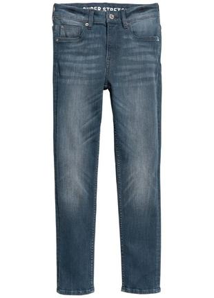 H&m superstretch skinny fit jeans-джинси скінні! р.-140