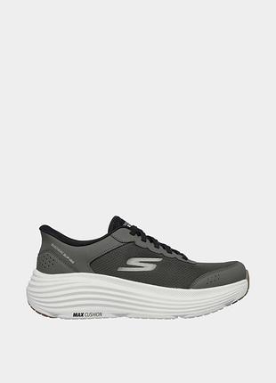 Оригинальные мужские кроссовки skechers / мужские кроссовки оливкового цвета