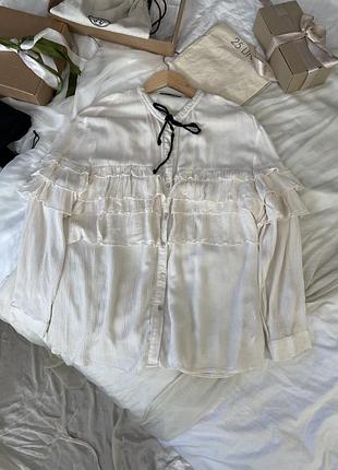 Блуза сорочка zara