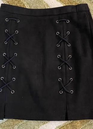 Юбка под замшу