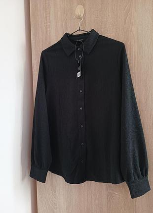 Стильна якісна жіноча чорна сорочка