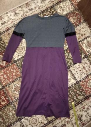 Гарненька сіро-фіолетова сукня батл2 фото