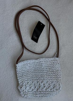 Сумка жіноча f&f білого кольору