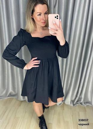 Милое платье с пышными рукавами от известного бренда одежды gepur костюмная ткань размер м