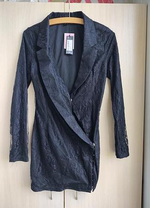 Платье-пиджак кружево.