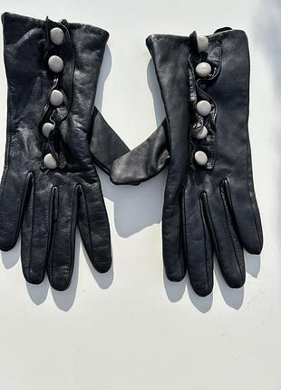 Шкіряні рукавички