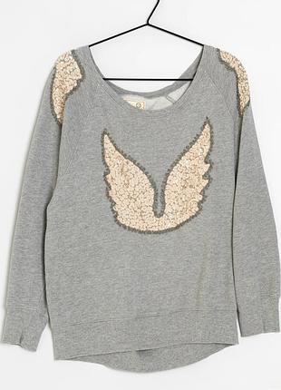 French connection бисер паетки свитшот