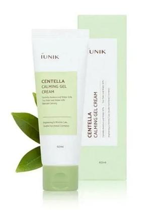 Крем-гель для чувствительной кожи с экстрактом центеллы iunik centella calming gel cream 60ml