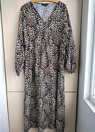 Красивое длинное платье вискоза.