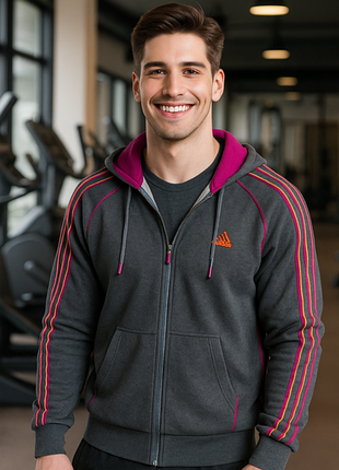 Спортивная кофта, олимпийка, худи толстовка размер l-xl (48-50)