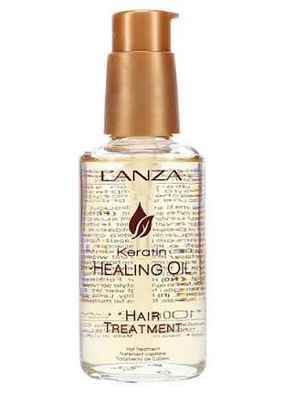 Еліксир для блиску keratin healing oil lanza