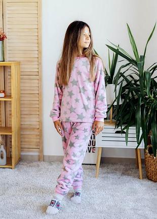 Пижама детская теплая махровая 146-164