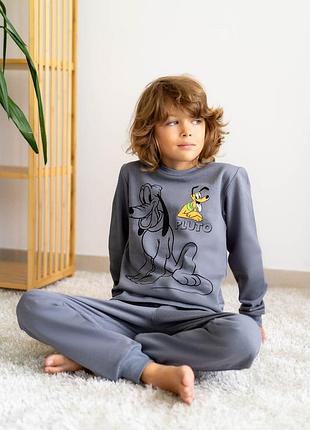 Пижама для парней на флисе с принтами 92-128