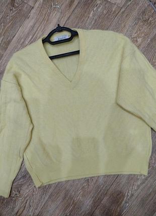 Свитер теплый мягкий, не колется, шерсть 💯 итальялия.