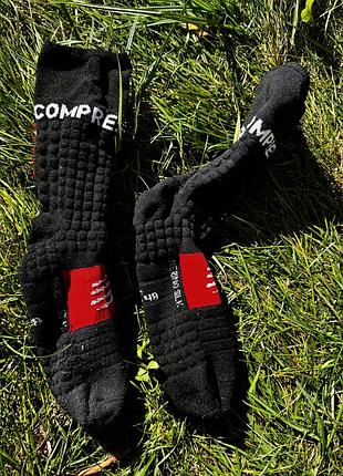 Чоловічі термоноски мериносі, шкарпетки compressport +merino silk