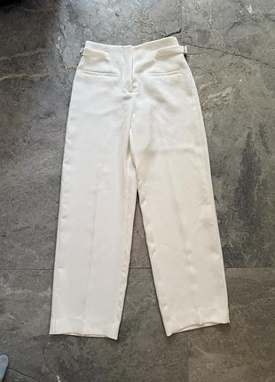 Брюки білі zara
