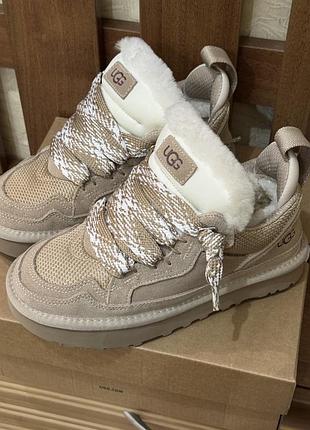 Ugg australia оригінальні уггі кросівки снікерси lowmel sneaker sand