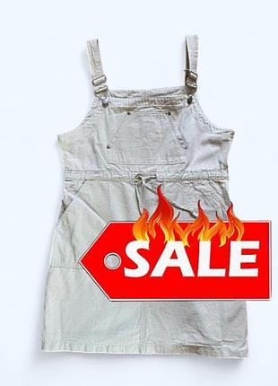 Світлий сарафанчик 20% льону