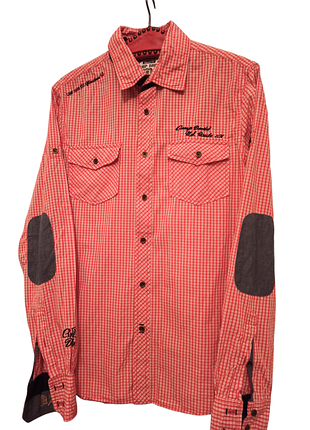 Бавовняна сорочка з довгими рукавами, рубашка camp david 
#1