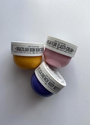 Крем для тіла sol de janeiro brazilian bum bum cream & beija flor™ elasti-cream & delícia drench™ body butter