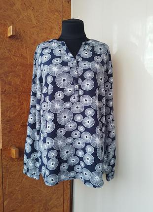 Брендовая вискозная блуза блузка