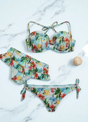 🌺 купальник-тройка floozie by frost french (debenhams)