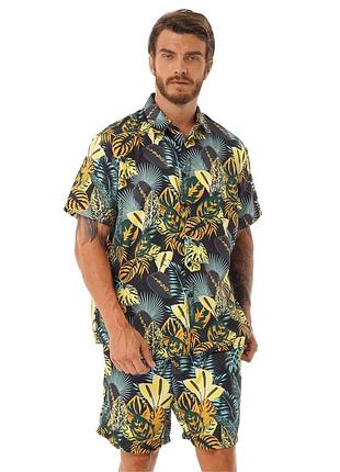 Гавайський костюм пляжний гавайка шорти