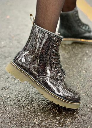 Черевики dr. martens 1460 galaxy fur черевики зимові з хутром