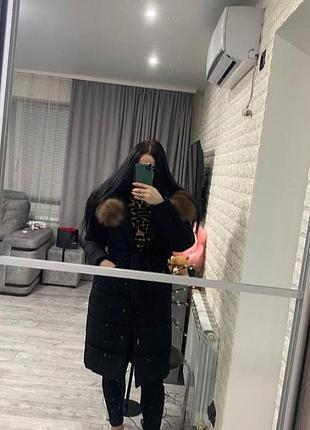 Пальто натуральный мех