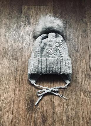 Шапка зима на флисе