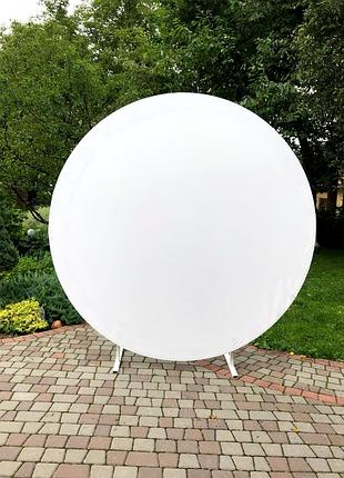 Фотозона круг 220см + глянцевий банер, продаж