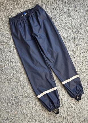 Непромокаючі прорезинені штани kids 9-10 років. грязепруф. дощовик. штани на дощ 140 зріст