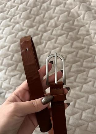 Ремінь коричневий