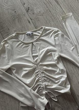 Кроп топ з утяжкою