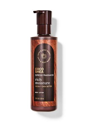 Увлажняющий лосьон для тела bath and body works coco sea espresso