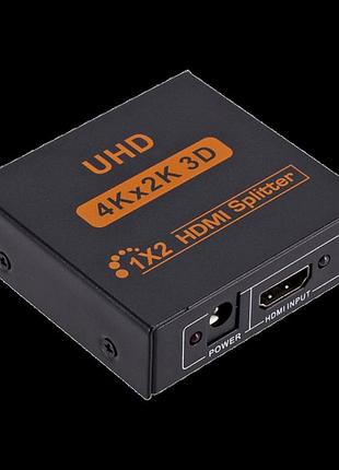 Hdmi сплиттер 1x2 4к