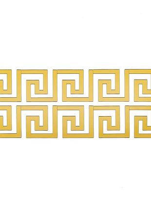 Зеркальный декор акриловый самоклеющийся золото,10шт (d) sw-00002507