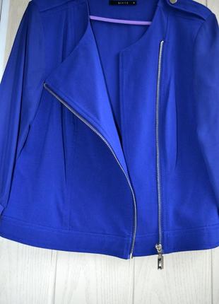 Шикарный нарядный пиджак жакет косуха шифоновые рукава3 фото