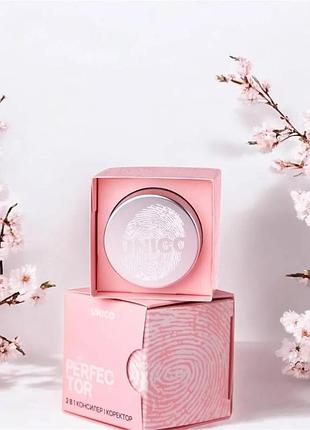 Перфектор для лица unico pink skin perfector  лососевый консилер, 5 г