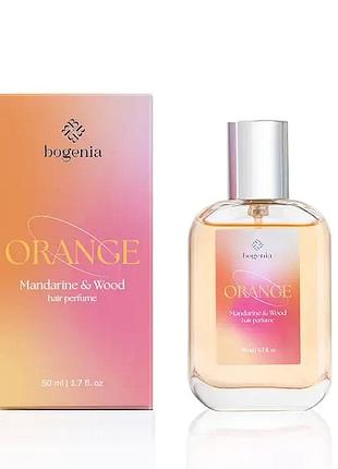 Духи для волос мандарин bogenia orange mandarine & wood 50 мл