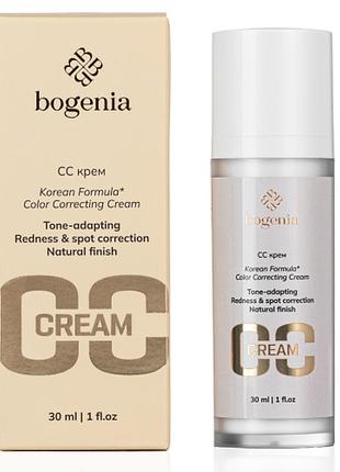Сс крем для лица с микрокапсулами адаптивный bogenia cc cream color correcting cream  natural finish - 30 мл
