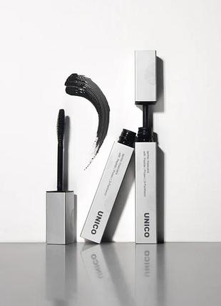 Термотуш - сироватка з пептидами чорна "black termo mascara with peptides" unico, 10 гр