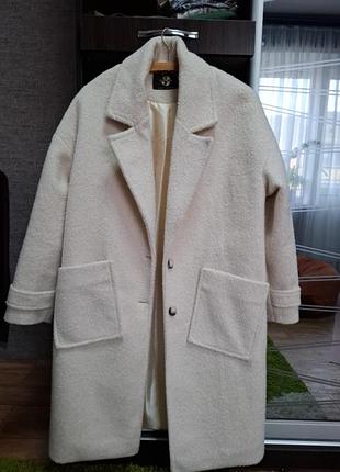 Пальто жіноче stimma розмір м на холодну осінь чи теплу зиму з шалевим коміром.