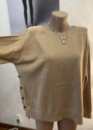 Джемпер бежевый marks &spencer 3