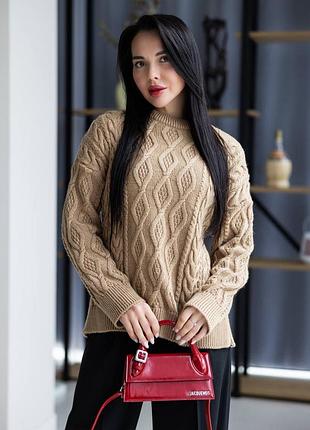 6 цветов! женский шерстяной свитер косичка с узором, вязаный шерстяной джемпер, кофта с шерстью, шерсть, прямой, классический, зимний